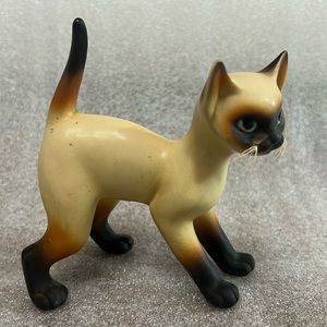 Vintage Norcrest China Siamese Cat Porcelain Figurine Japan